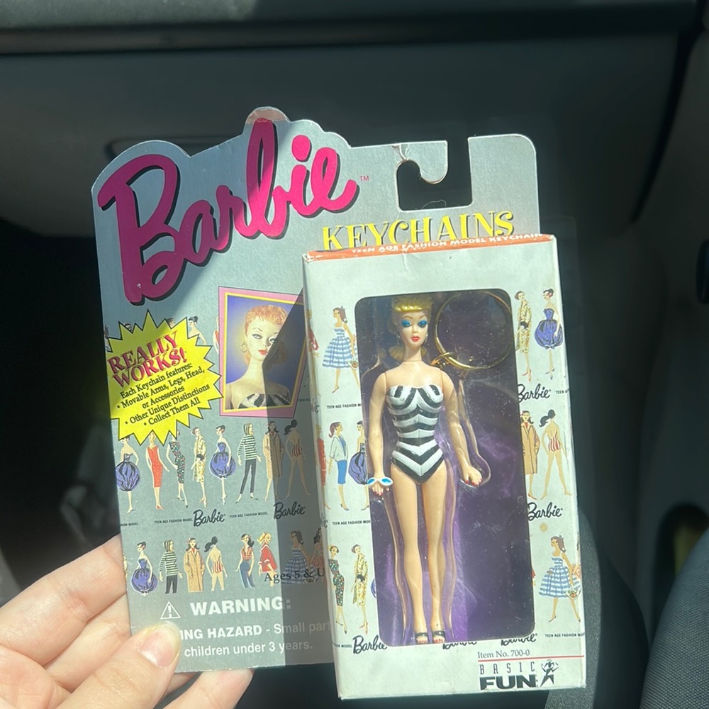 Barbie teen age fashion fashion model keychain
